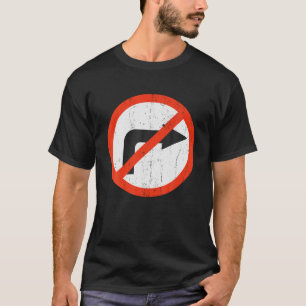 Lastminute Halloween kostuum party verkeersweg T-shirt