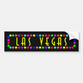 LASVEGAS IN LICHTEN BUMPERSTICKER (Voorkant)