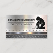 laswerk | diamantstaal | Metalen Visitekaartje (Voorkant)