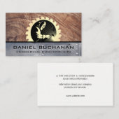 laszaag | klinknagels van houtmetaal | Bouw Visitekaartje (Voorkant / Achterkant)