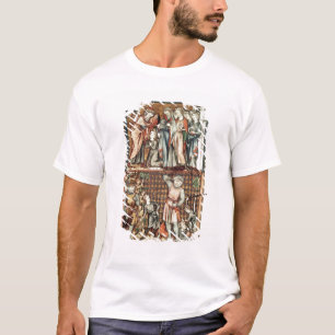 Lat 1023 f.7v David en Goliath met Saul by Le Be T-shirt