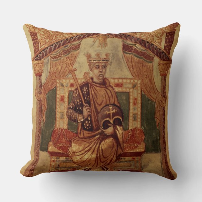 Lat 1152 f.3v Charlemagne (Carolus Magnus, Charles Kussen (Voorkant)