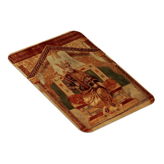 Lat 1152 f.3v Charlemagne (Carolus Magnus, Charles Magneet (Rechterzijde)