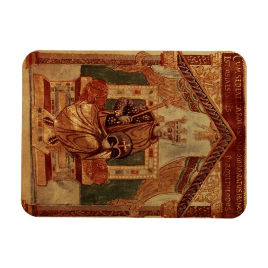 Lat 1152 f.3v Charlemagne (Carolus Magnus, Charles Magneet (Horizontaal)