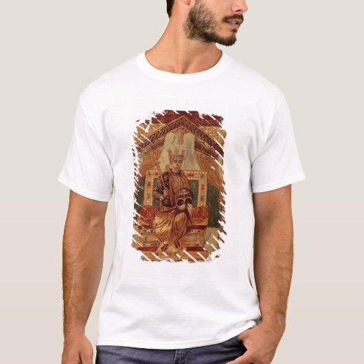 Lat 1152 f.3v Charlemagne (Carolus Magnus, Charles T-shirt (Voorkant)