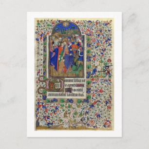 Lat 1156 f.133 The Kiss of Judas, from the Hours o Briefkaart