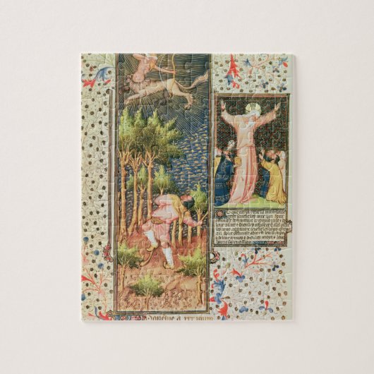 Lat 9471 f.16 r november, van de Grandes Heures d Legpuzzel (Verticaal)