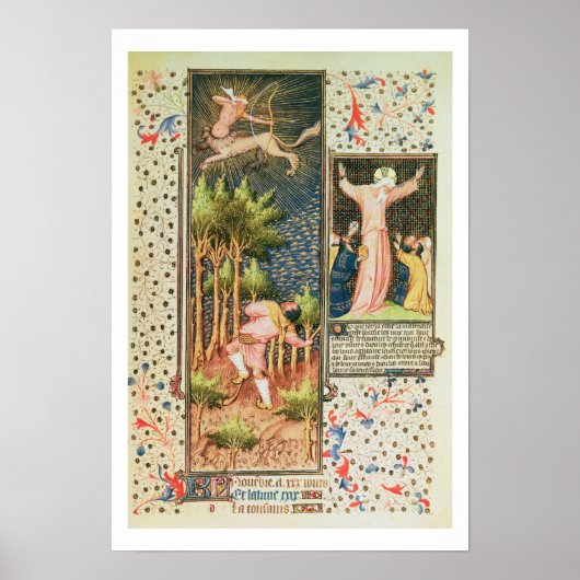 Lat 9471 f.16 r november, van de Grandes Heures d Poster (Voorkant)