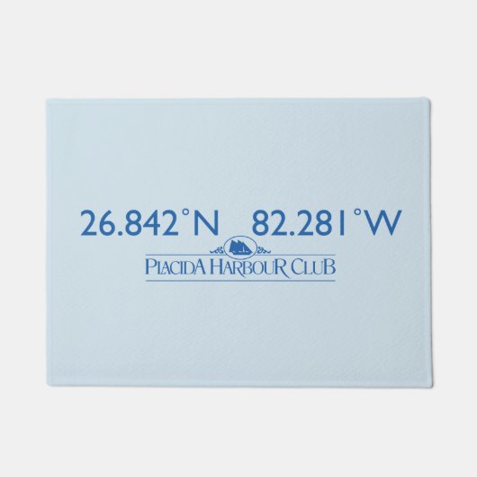 Lat/Lon-deurmat Deurmat (Voorkant)