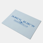 Lat/Lon-deurmat Deurmat (Schuin)