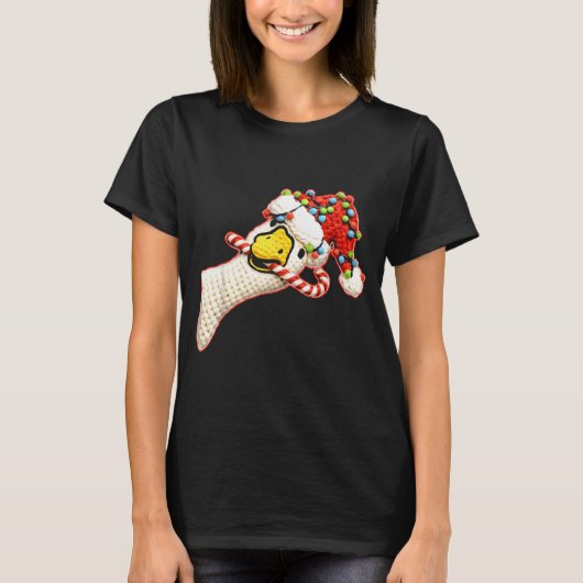 Latch Hook Faux Yarn Funny Goose Christmas Crochet T-shirt (Voorkant)