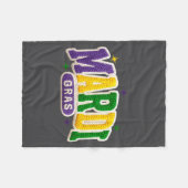 Latch Hook Mardi Gras Trendy Funny Gift Tee Men, W Fleece Deken (Voorkant (Horizontaal))