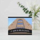 Latchis Hotel Retro Travel Poster Briefkaart (Staand voorkant)