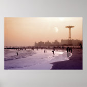 Late Aftermiddag Coney Island Poster (Voorkant)