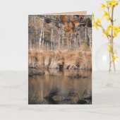 Late Autumn Kaart (Gele Bloem)