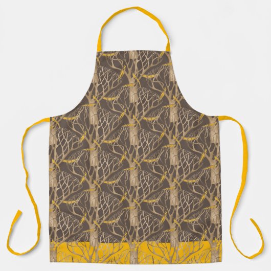 Late Autumn on an Apron Schort (Voorkant)