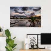 late avond van rethymnon op Kreta Poster (Thuiskantoor)