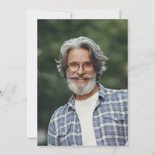 Late blauwe vogels voor altijd in ons hart begrafe kaart (Achterkant)