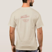 Late Blooming Horse T-shirt (Achterkant)