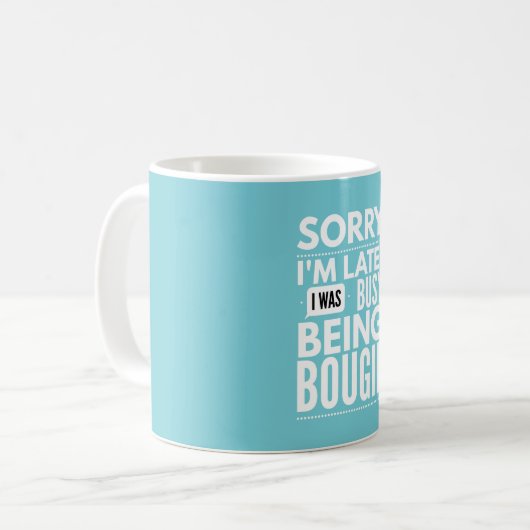 Late bougie koffiemok (Voorkant links)