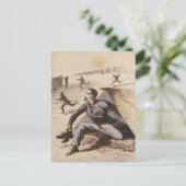 Late burgeroorlog in Roll Call Briefkaart (Staand voorkant)