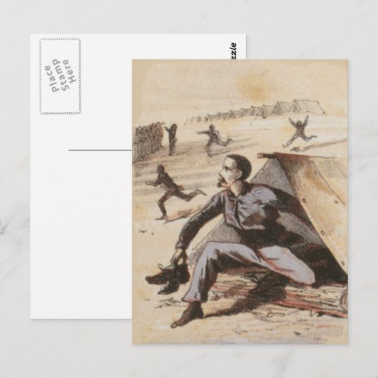 Late burgeroorlog in Roll Call Briefkaart (Voorkant / Achterkant)