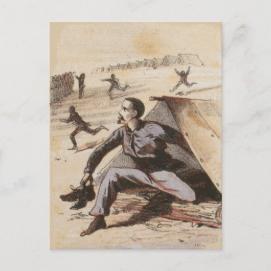 Late burgeroorlog in Roll Call Briefkaart (Voorkant)