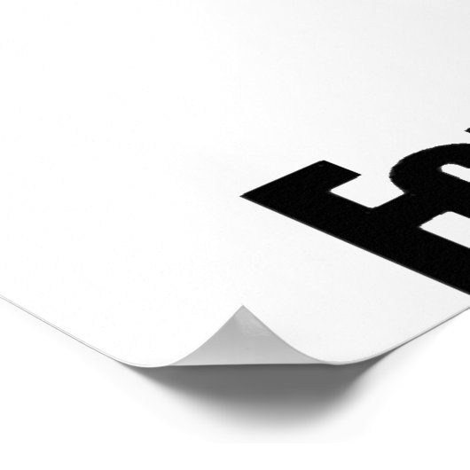 Late business rolllerblade Skater-thema Poster (Hoek)