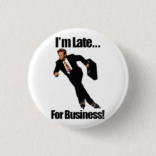 Late business rolllerblade Skater-thema Ronde Button 3,2 Cm