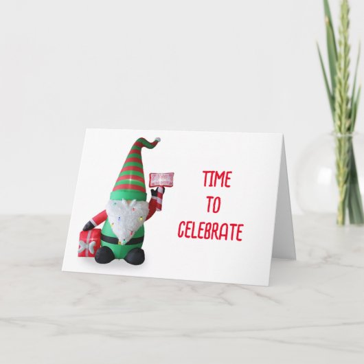 LATE EET, LATE DRINKEN & LATE FEESTEN FEESTDAGEN KAART (Voorkant)