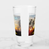 Late Evening Arizona Desert Scene / Saguaro Cactus Glas (Links)