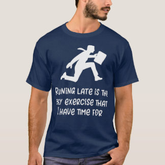 Late grappigheid, geen runner Gift T-shirt