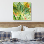 Late herfst canvas afdruk (Insitu (Slaapkamer))
