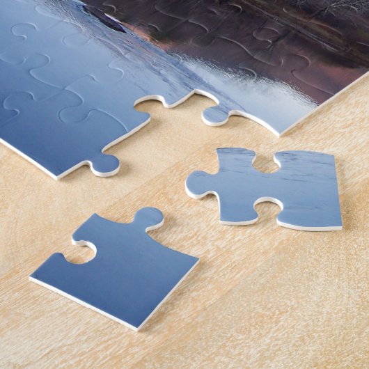 Late herfst in Abol Bridge Legpuzzel (Zijkant)