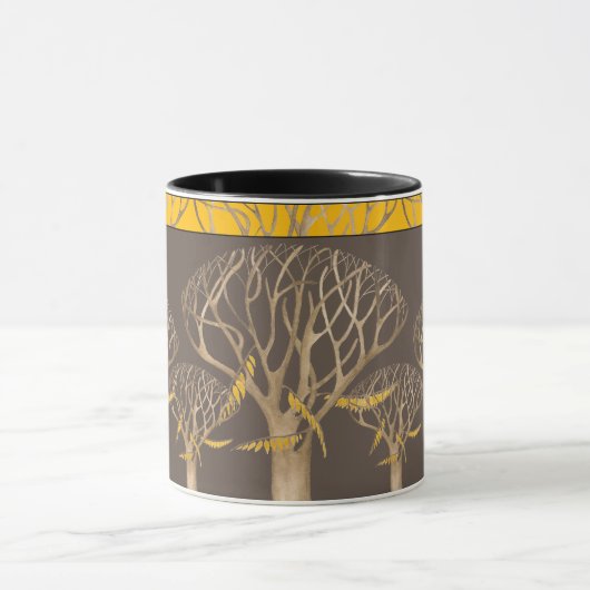 Late herfst op een 11 oz. Combo-Mok (B) Mok (Midden)