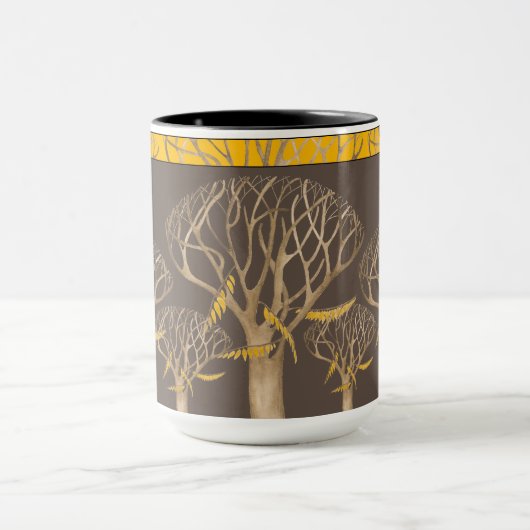 Late herfst op een 15 oz. Combo-Mok (B) Mok (Midden)