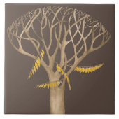 Late herfst op een keramische Tegel (B) Tegeltje (Voorkant)