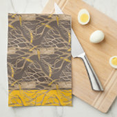 Late herfst op een keukenhanddoek (Quarter Fold)