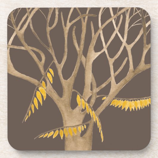 Late herfst op een Onderzetter Set (Voorkant)