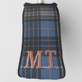Late Herfst op het meer Blue en Black Plaid Golfheadcover (Draai 90)