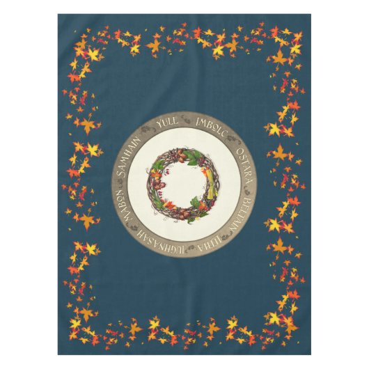 Late Herfst Wiel van het Jaar Altaardoek Tafelkleed (Voorkant)