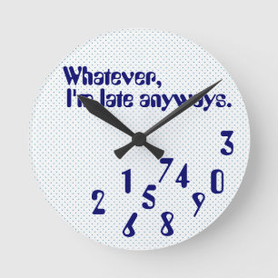 Late humor Klok