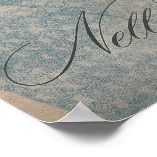 Late jaren '50: Nelly Don Mode Ad Poster (Hoek)