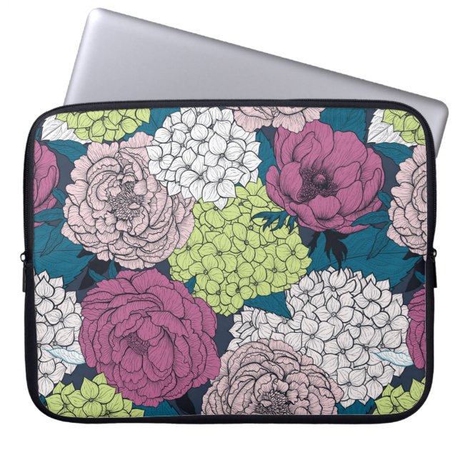 Late lentestuin laptop sleeve (Voorkant)