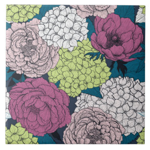 Late lentestuin tegeltje