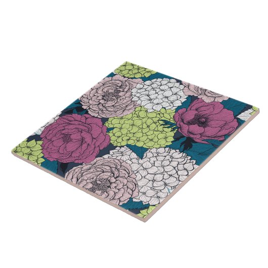 Late lentestuin tegeltje (Zijkant)