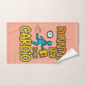 Late lopen is mijn hart bad handdoek (Handdoek)