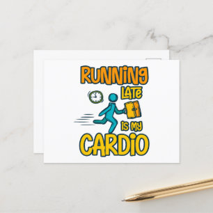 Late lopen is mijn hart briefkaart