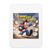 Late lopen is mijn hart magneet (Verticaal)