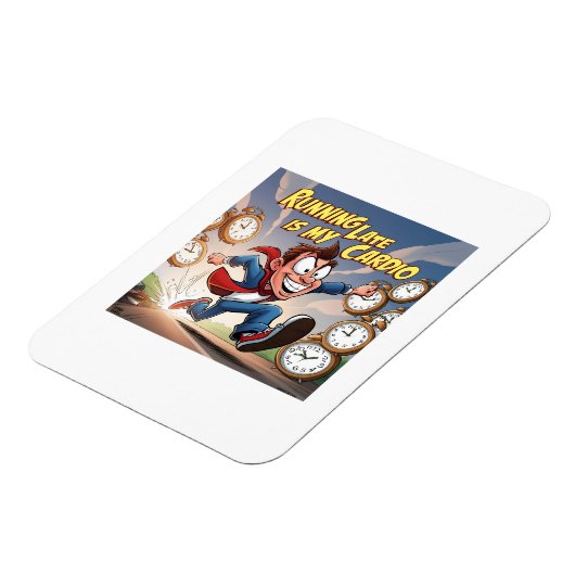 Late lopen is mijn hart magneet (Linkerzijde)